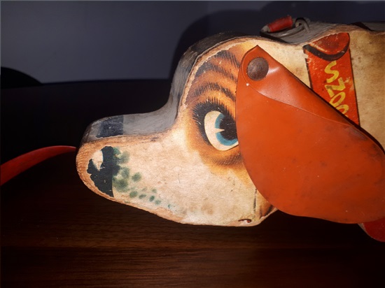 תמונה 2 ,כלב צעצוע מעץ מלא פישר פרייס למכירה בחיפה אספנות  מוצרי ילדות