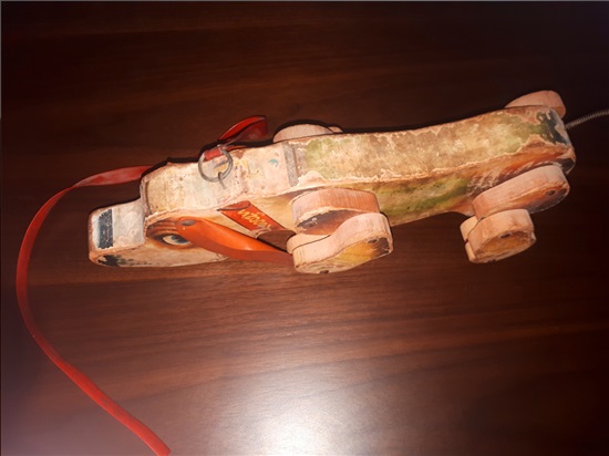 תמונה 4 ,כלב צעצוע מעץ מלא פישר פרייס למכירה בחיפה אספנות  מוצרי ילדות