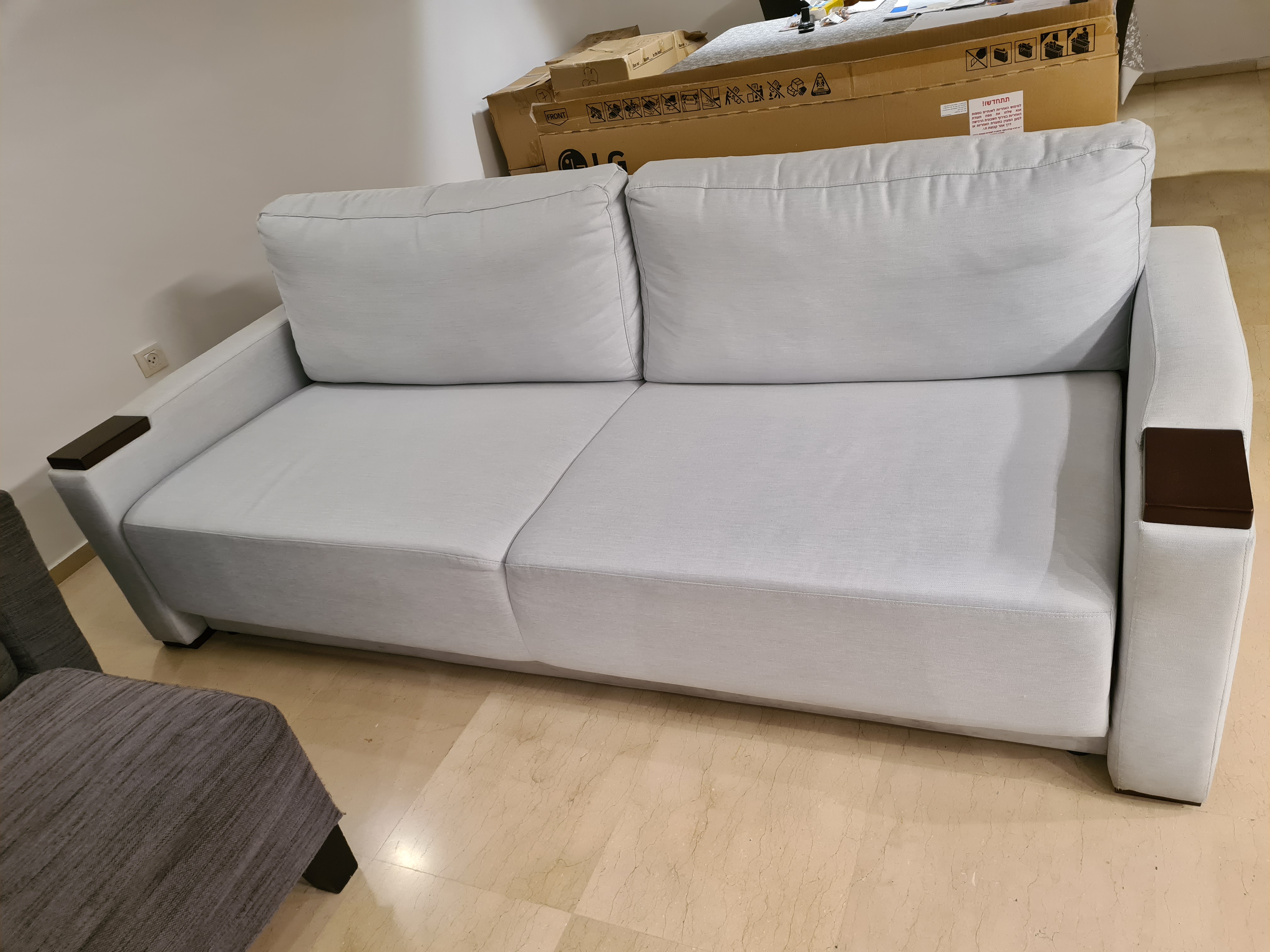 תמונה 2 ,ספה נפתחת למיטה זוגית אורטופדי למכירה בתל אביב ריהוט  ספות