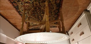 שולחן מרוקאי עם מגש נייד 