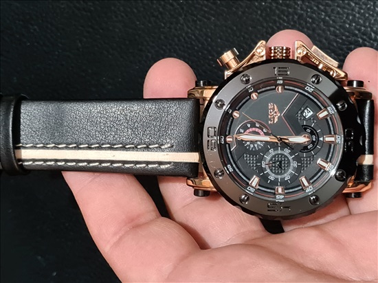 תמונה 4 ,שעון כרונוגרף אלגנטי איכותי 47 למכירה בפרדס חנה-כרכור תכשיטים  שעונים