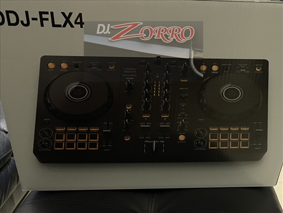 תמונה 5 ,קונטרולר Pioneer DDJ-FLX4 למכירה בתל אביב ציוד לדיג'יי ואולפנים  פלטות דיג'יי