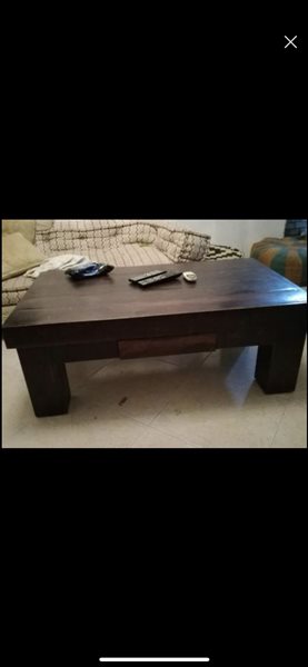 שולחן סלון עץ מלא  