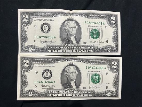 תמונה 1 ,שטרות 2 דולר למכירה בפתח תקווה שונות  שונות