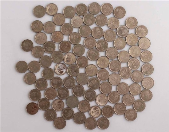 תמונה 1 ,מטבעות 5 ₪ לוי אשכול וחיים ויצ למכירה בחולון אספנות  מטבעות ושטרות