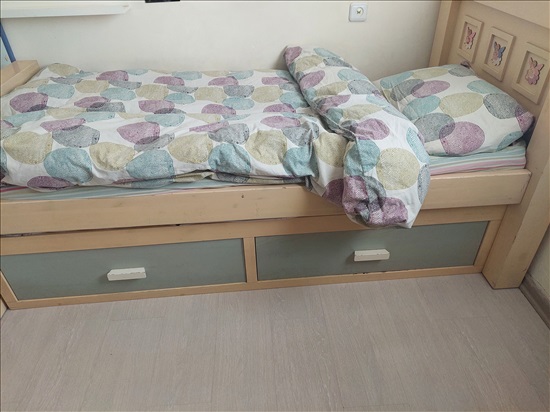 תמונה 2 ,מיטת ילדים נפתחת עם מיטת חבר למכירה במודיעין-מכבים-רעות לתינוק ולילד  מיטות ולולים