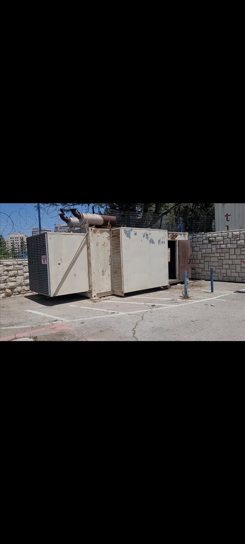 תמונה 2 ,גנרטור 750kva עם חופת השתקה למכירה בירושלים ציוד לתעשייה  גנרטורים
