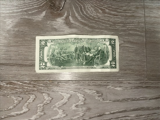 תמונה 2 ,שטר 2 דולרים. למכירה בראשון לציון אספנות  מטבעות ושטרות