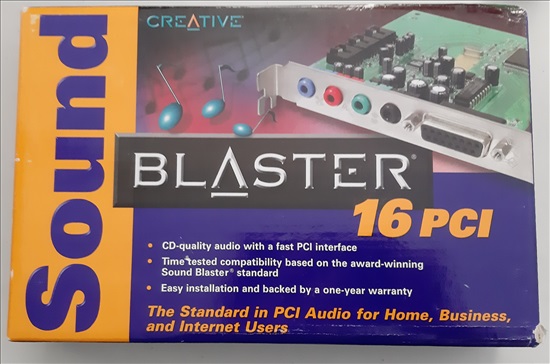 תמונה 2 ,Creative Sound Blaster 16 PCI למכירה בכפר סבא מחשבים וציוד נלווה  כרטיס קול