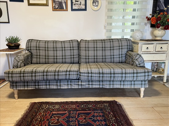 תמונה 1 ,ספה תלת מושבית כולל כיסוי חדש  למכירה באמירים ריהוט  ספות