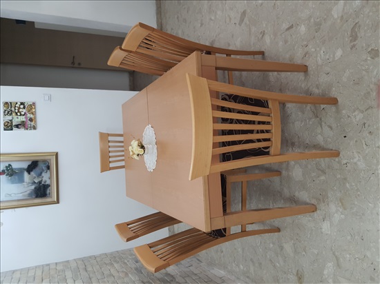 תמונה 2 ,פינת אוכל + 6 כסאות  למכירה בראשון לציון ריהוט  פינת אוכל