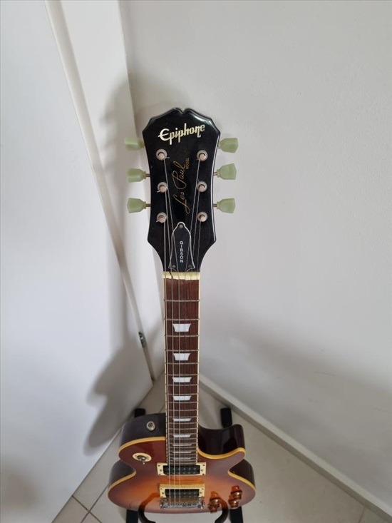 תמונה 7 ,גטרה אפיפון לספול+מגבר מוסטנג1 למכירה באשקלון כלי נגינה  גיטרה חשמלית