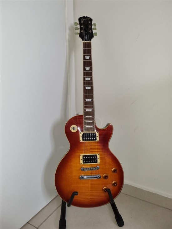 תמונה 2 ,גטרה אפיפון לספול+מגבר מוסטנג1 למכירה באשקלון כלי נגינה  גיטרה חשמלית