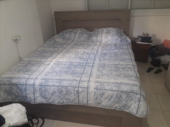 תמונה 1 ,מיטה זוגית + מזרן  למכירה בנתניה ריהוט  חדרי שינה
