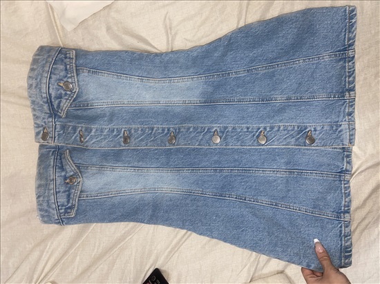 תמונה 1 ,שמלת ג׳ינס למכירה בעופרים ביגוד ואביזרים  שמלות ערב