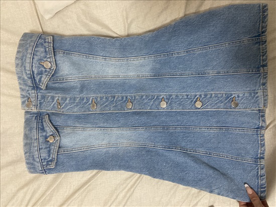 תמונה 2 ,שמלת ג׳ינס למכירה בעופרים ביגוד ואביזרים  שמלות ערב