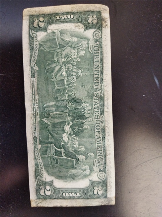 תמונה 2 ,2 דולר משנת 1976 למכירה בנתניה אספנות  מטבעות ושטרות