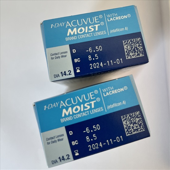 תמונה 2 ,עדשות Acuvue moist -6.5 למכירה במזכרת בתיה משקפיים  עדשות מגע