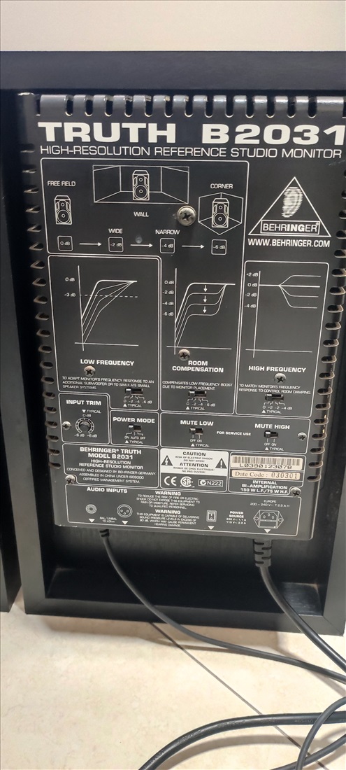 תמונה 3 ,מוניטורים אולפניים מוגברים למכירה ביד אליהו ציוד לדיג'יי ואולפנים  מוניטורים