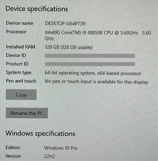 תמונה 3 ,i9/128GB RAM/2.5TB SSD למכירה בחולון מחשבים וציוד נלווה  מחשב שולחני