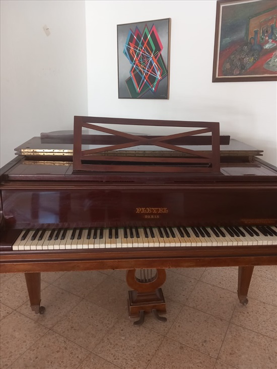 תמונה 3 ,פסנתר כנף תוצרת Pleyel למכירה בתל אביב כלי נגינה  פסנתר