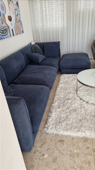 תמונה 2 ,ספה יוקרתית כחולה למכירה בראשון לציון ריהוט  ספות