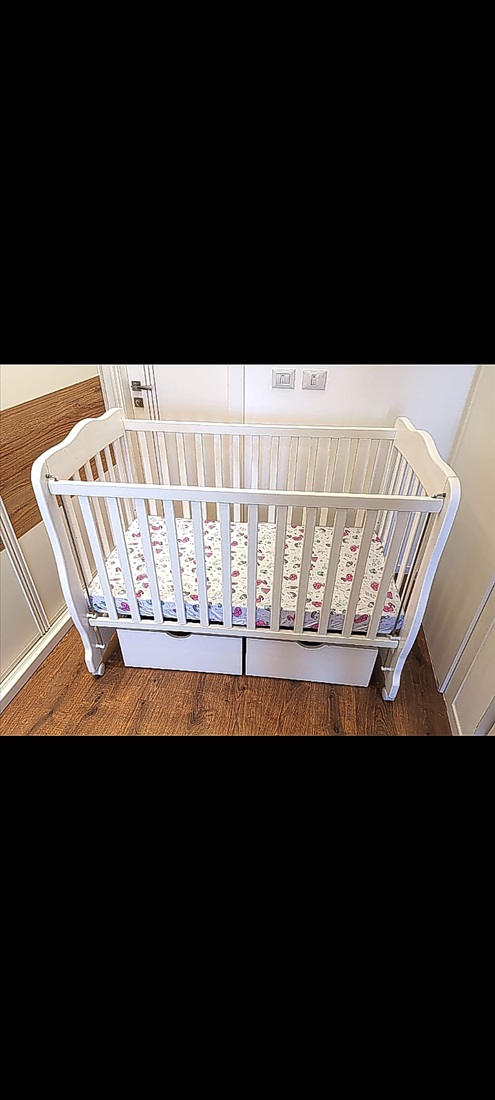 תמונה 1 ,מיטת תינוק כוללת מגירות אחסון  למכירה באשדוד  לתינוק ולילד  מיטות ולולים