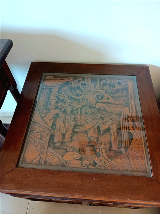 תמונה 6 ,ספה עתיקה עבודת יד מסין  למכירה בירושלים  ריהוט  ספות
