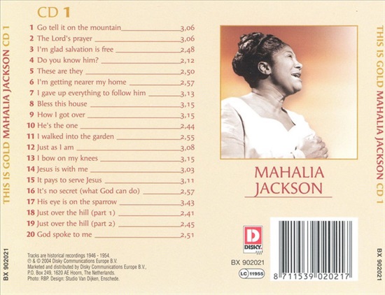 תמונה 2, Mahalia Jackson This is Gold למכירה ברמת השרון | אספנות  תקליטים ודיסקים