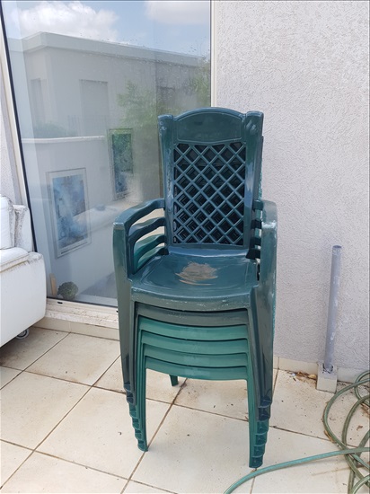 תמונה 2 ,שישה כסאות גינה  למכירה בבית יצחק-שער חפר ריהוט  כיסאות