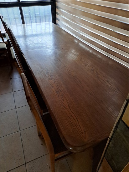 תמונה 2 ,שולחן עץ 3 מטר + 12 כסאות למכירה בראשון לציון ריהוט  פינת אוכל