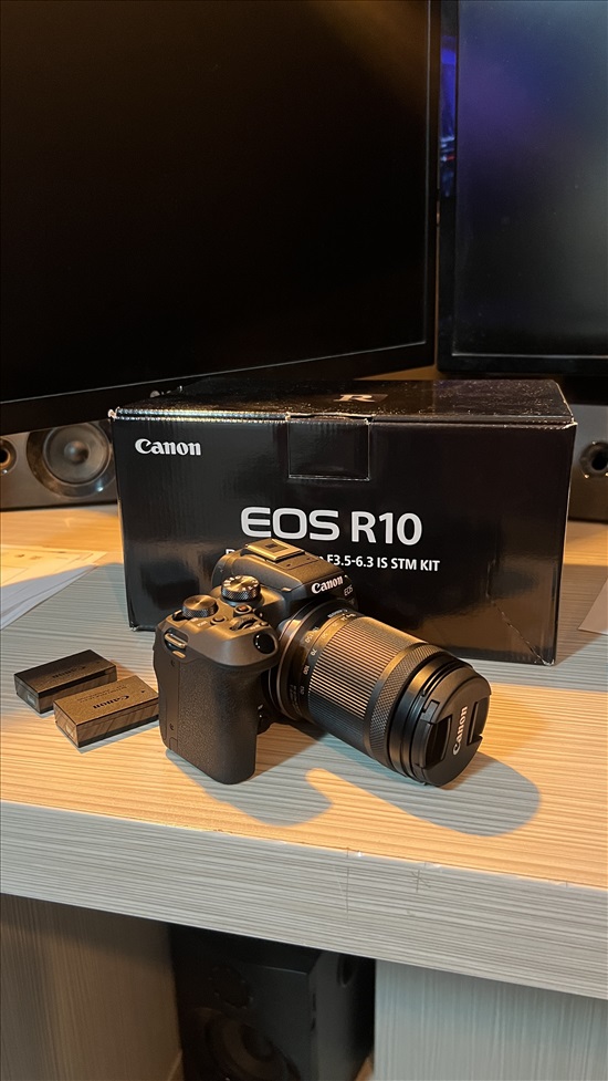 תמונה 1 ,Canon r10 למכירה במודיעין-מכבים-רעות צילום  מצלמה רפלקס דיגיטלית