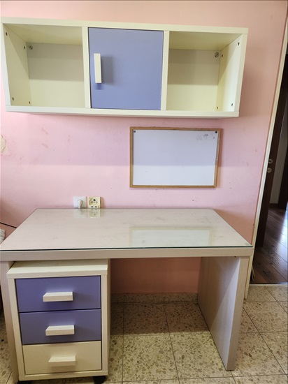 תמונה 1 ,שולחן כתיבה+כוורת+מגירות  למכירה במודיעין-מכבים-רעות  ריהוט  ריהוט לחדרי ילדים