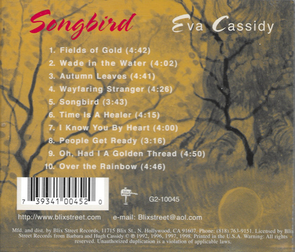 תמונה 2 ,Eva Cassidy Songbird למכירה ברמת השרון אספנות  תקליטים ודיסקים