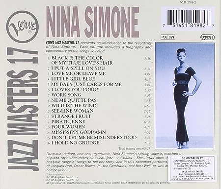 תמונה 2 ,Nina Simone Jazz Masters 17 למכירה ברמת השרון אספנות  תקליטים ודיסקים