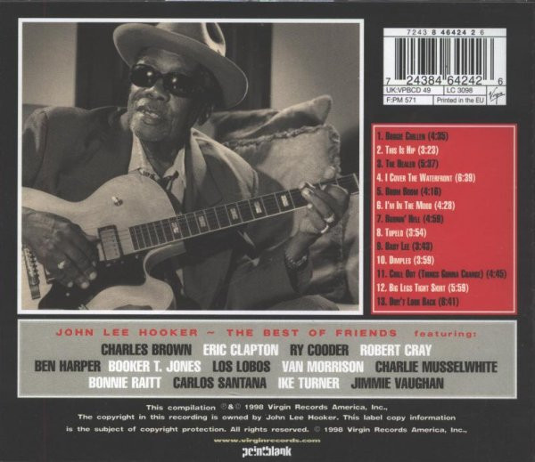 תמונה 2 ,John Lee Hooker The Best of Fr למכירה ברמת השרון אספנות  תקליטים ודיסקים