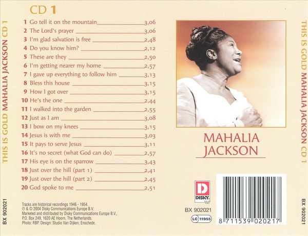 תמונה 2 ,Mahalia Jackson This is Gold למכירה ברמת השרון אספנות  תקליטים ודיסקים