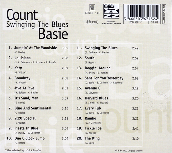 תמונה 2 ,Count Basie Swinging The Blues למכירה ברמת השרון אספנות  תקליטים ודיסקים