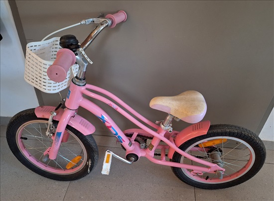 תמונה 1 ,אופניים וורודים עם סלסלה לבנה  למכירה בפרדס חנה-כרכור אופניים  אופני ילדים