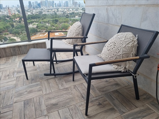 תמונה 1 ,סט כסאות נוח לגינה או למרפסת למכירה בתל אביב ריהוט  ריהוט לגינה