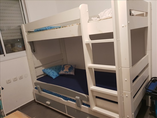 תמונה 1 ,מיטת קומותיים נפתחת לשלוש למכירה בלוד ריהוט  חדרי שינה