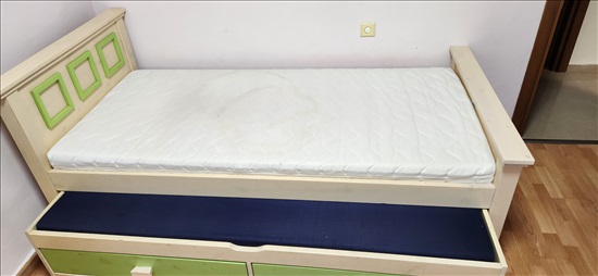 תמונה 2 ,מיטת יחיד כולל מזרון ומיטת חבר למכירה בפתח תקווה ריהוט  מיטות