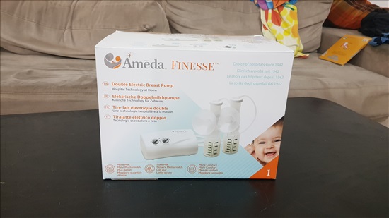 תמונה 6 ,ameda finesse חשמלית דו צדדית למכירה ברמת גן לתינוק ולילד  אביזרים ללידה ולהנקה
