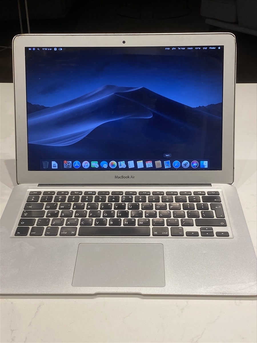 תמונה 1, מקבוק אייר macbook air למכירה בתל אביב | מחשבים וציוד נלווה  מחשב נייד