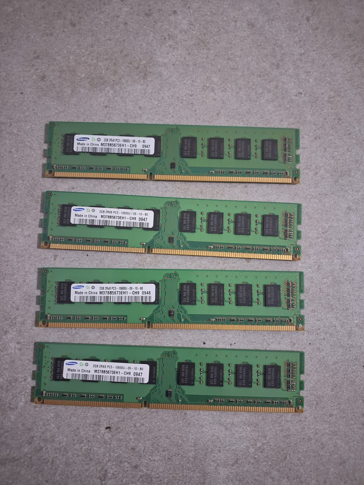 תמונה 1, 4 כרטיסי זיכרון RAM DDR3 2GB למכירה בבית דגן | מחשבים וציוד נלווה  אביזרים