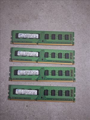 4 כרטיסי זיכרון RAM DDR3 2GB 