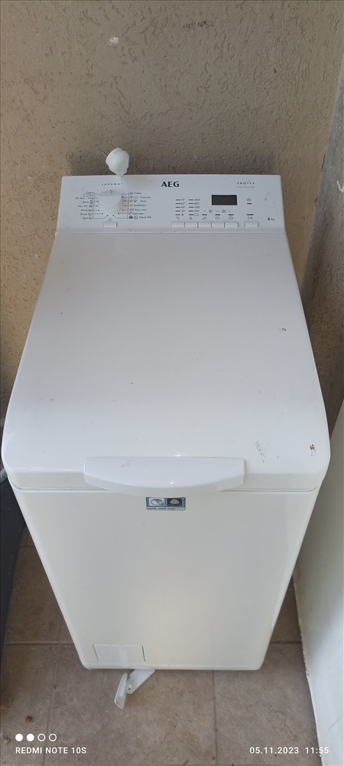 תמונה 2 ,מכונת כביסה AEG בת שנה למכירה בחיפה מוצרי חשמל  מכונת כביסה