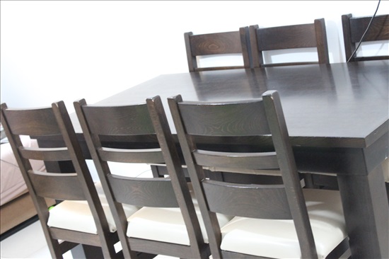 תמונה 1 ,שולחן +כסאות למכירה בביתר עילית ריהוט  סלון