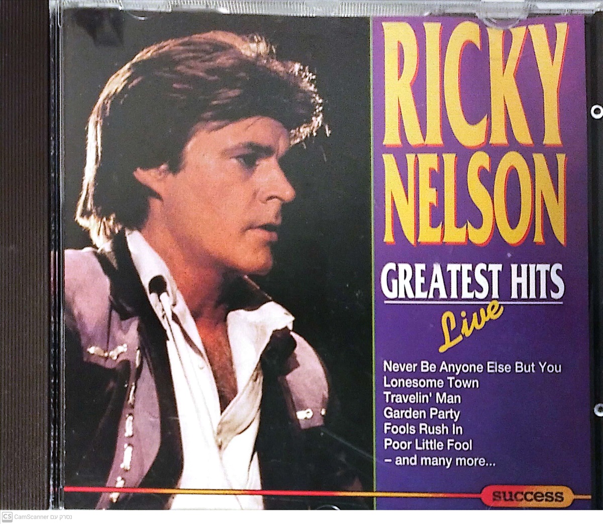 תמונה 1, Ricky Nelson Greatest Hits Liv למכירה ברמת השרון | אספנות  תקליטים ודיסקים