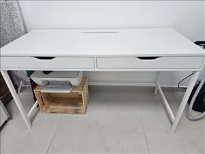 שולחן עבודה לבן איקאה דגם Alex 